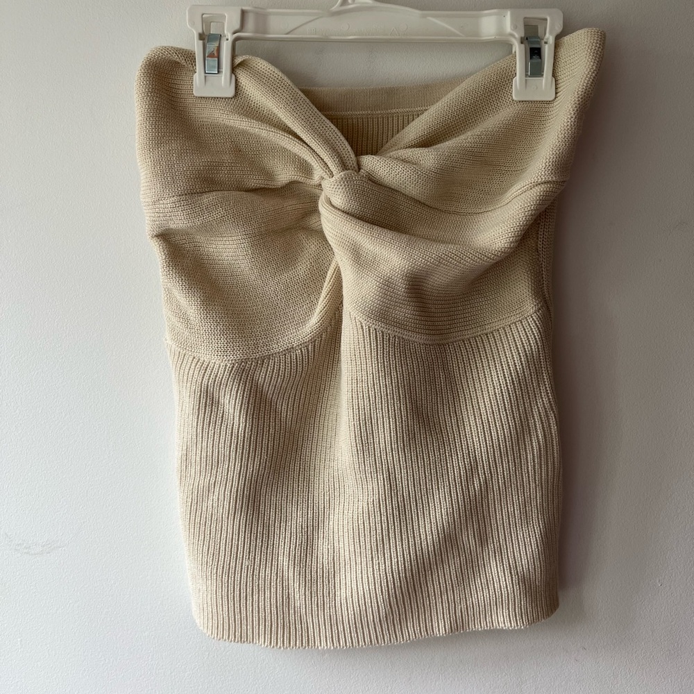 Bando Sweater Top